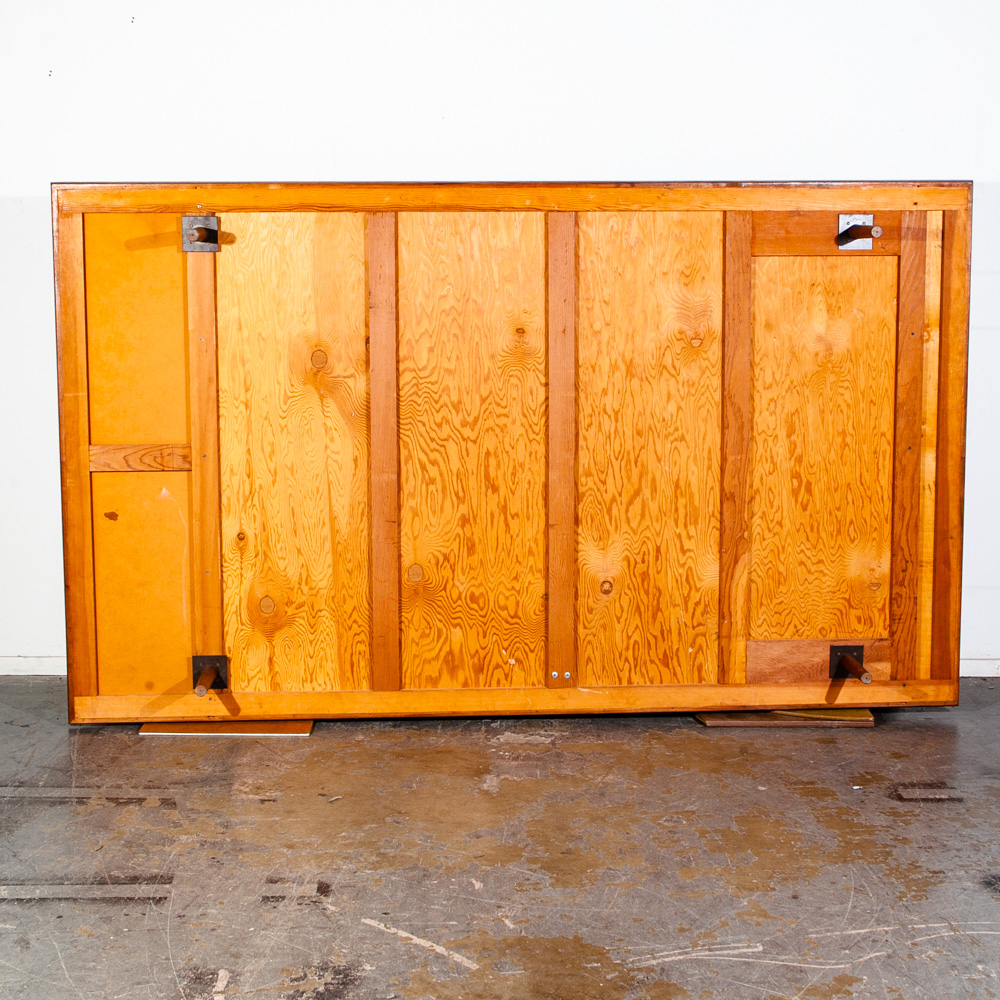 Mid Century Modern Bedframe Bed Head Board Queen Solid Walnut Floating Danish Denmark Bench Cushion Vintage Custom - Image 12