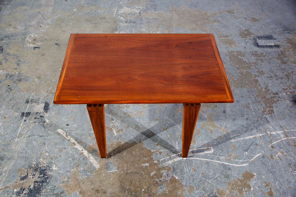 Mid Century Modern End Table Side Nightstand Teak Stanley Restored Vintage Mcm - Image 4