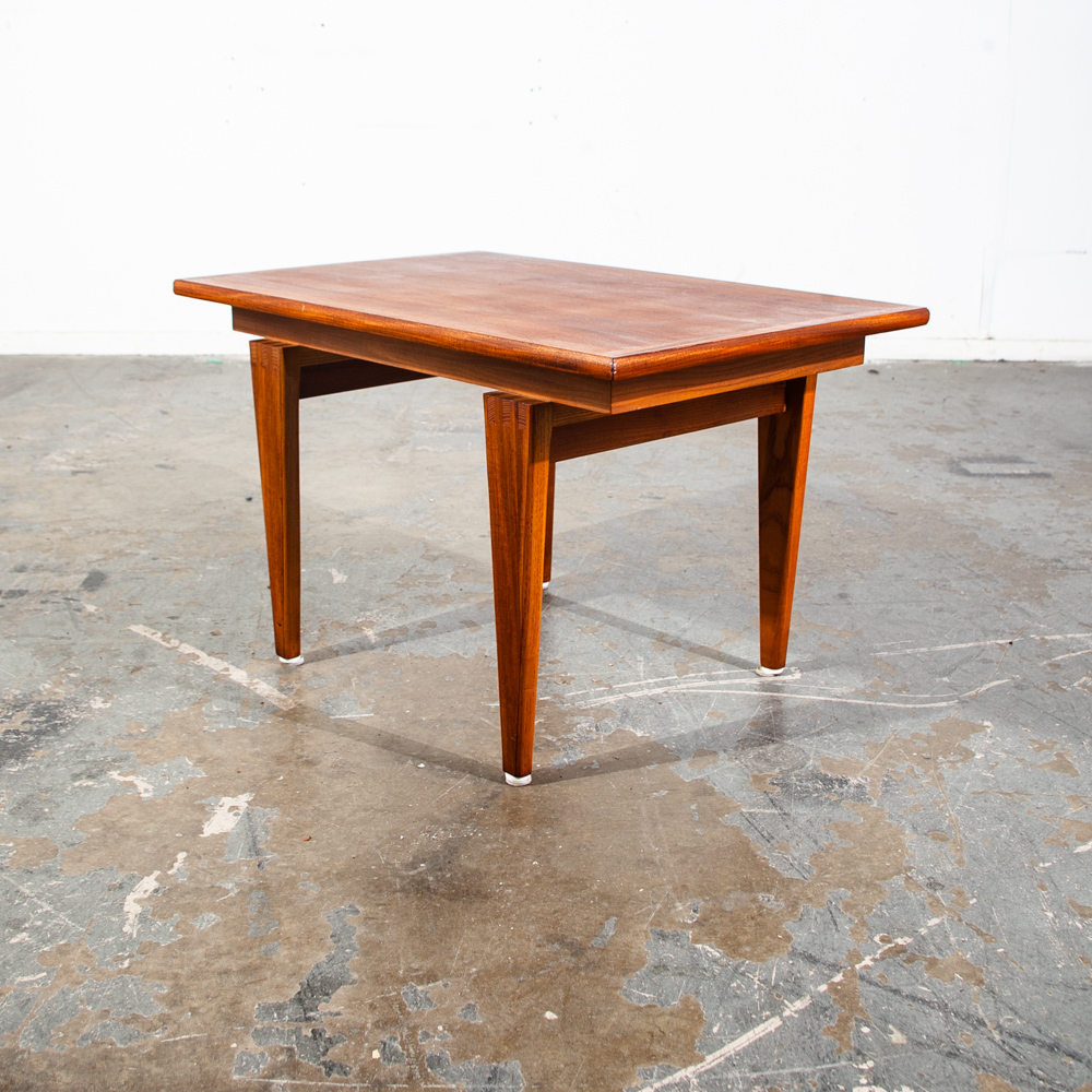 Mid Century Modern End Table Side Nightstand Teak Stanley Restored Vintage Mcm - Image 2