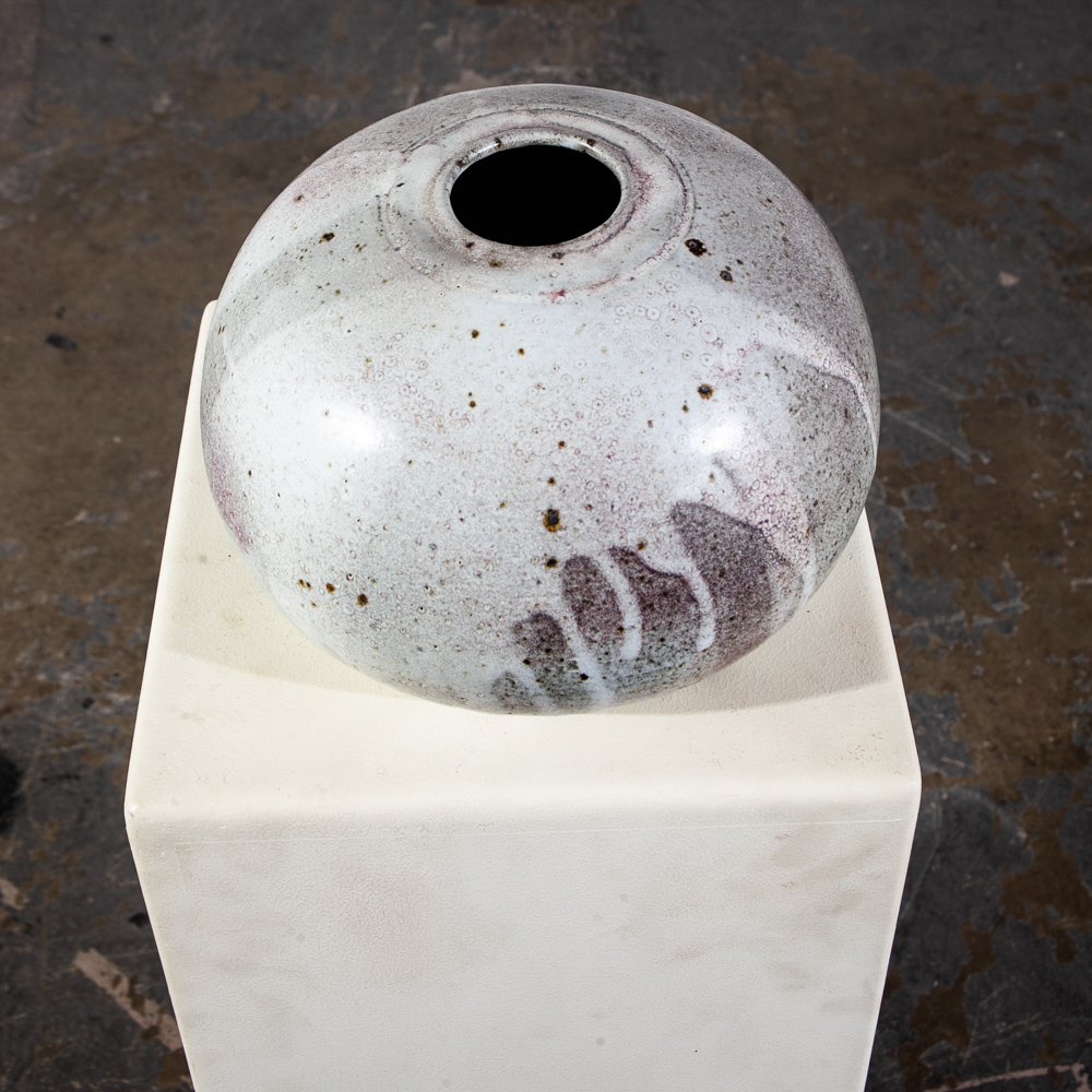 Mid Century Modern Weet Pot Ben Kypridakis Studio Ceramic Bowl Vase Signed 1972 Vintage California Pottery - Image 5