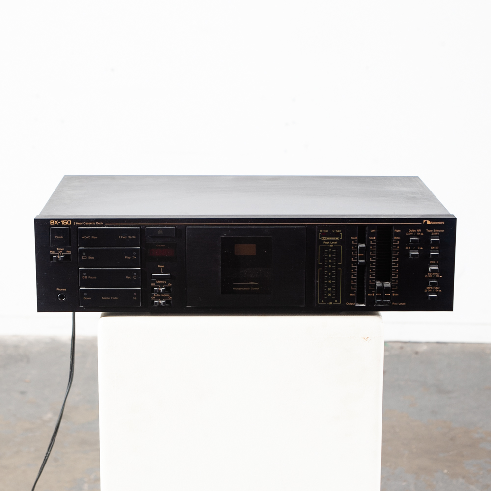Vintage Nakamichi BX-150 2 Head Cassette Tape Player Recorder Deck Works Tested - Image 2