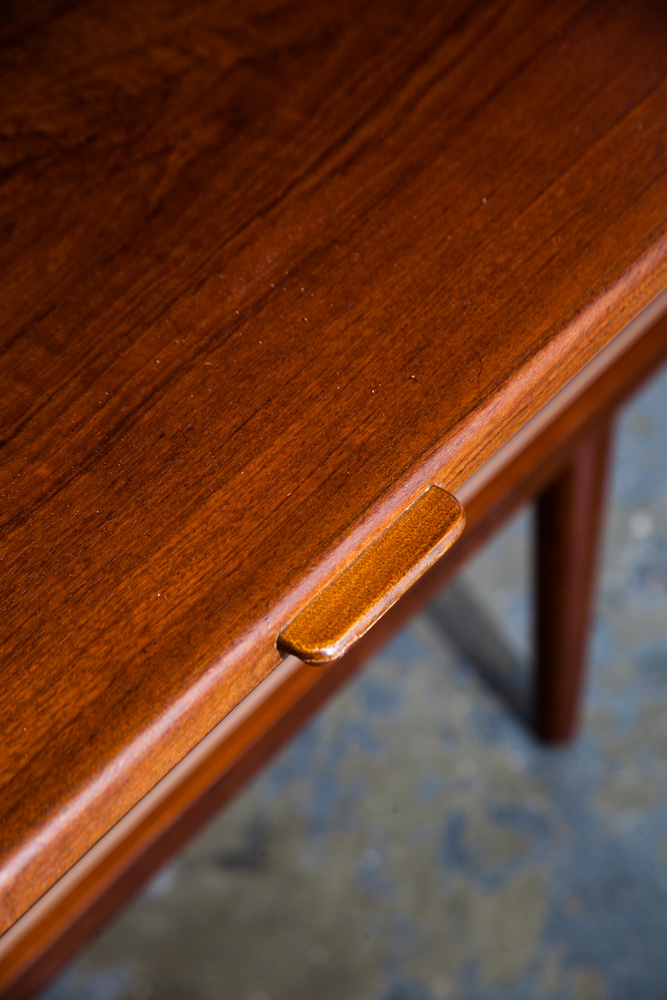 Mid Century Danish Modern Credenza Highboard Teak Johannes Andersen J Skaaning and Son Drawers Hutch Server Buffet Sliding - Image 7