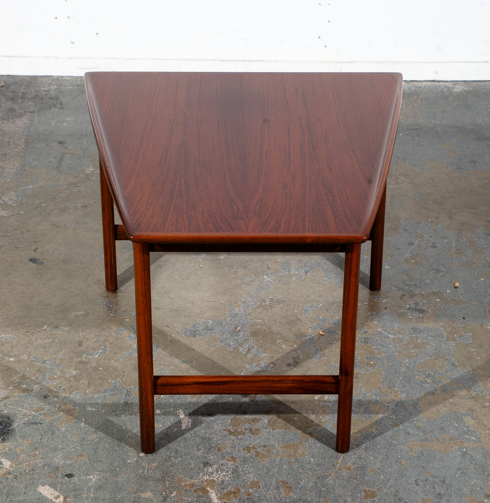 Mid Century Danish Modern Vintage Side Table End Nightstand Dux Folke Ohlsson Wedge Mcm - Image 9