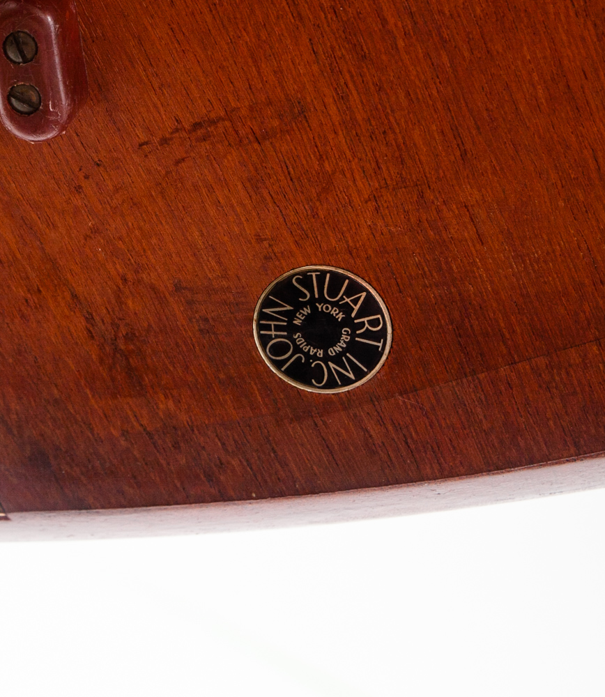 Mid Century Danish Modern Dining Table Solid Teak Peter Hvidt France & Son Orla Molgaard Leaf Oval Round Expanding - Image 7