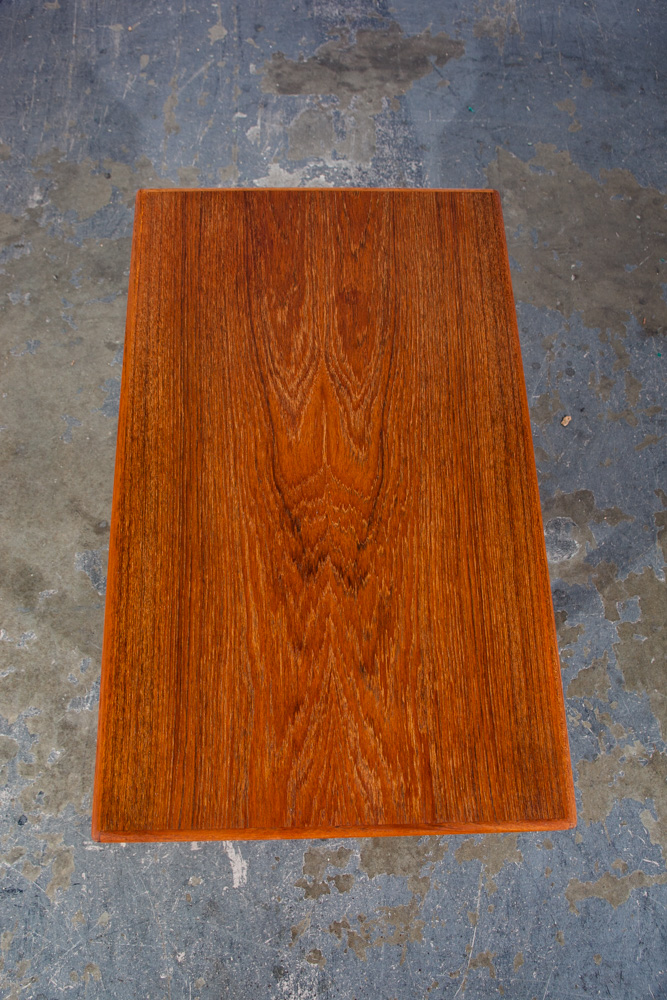 Mid Century Danish Modern Sewing Table Side End Teak Kai Kristiansen Vildbjerg M - Image 8