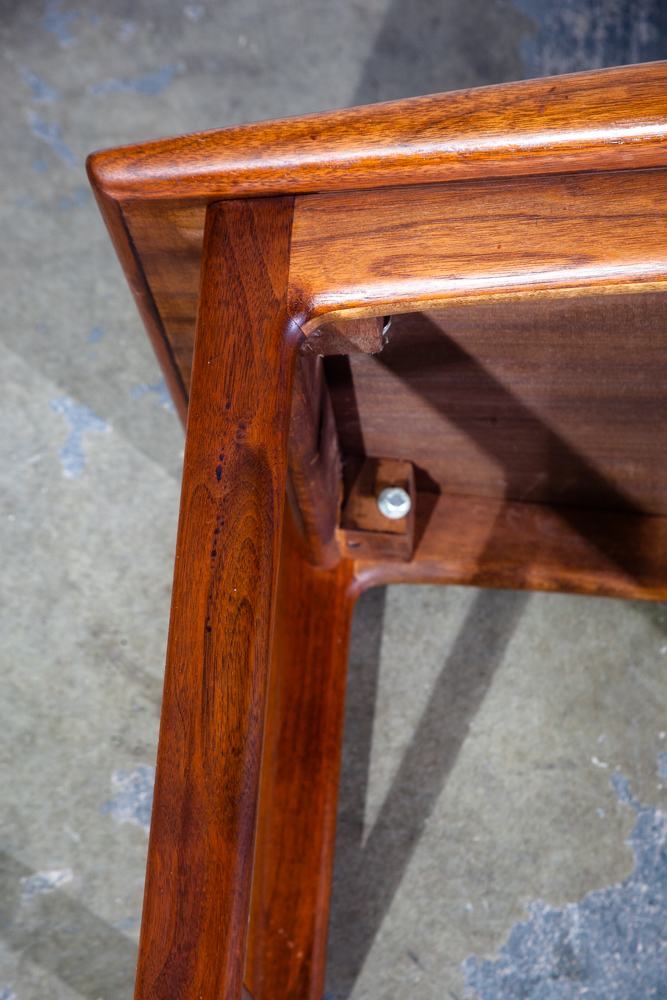 Mid Century Danish Modern Vintage Side Table End Nightstand Dux Folke Ohlsson Wedge Mcm - Image 8