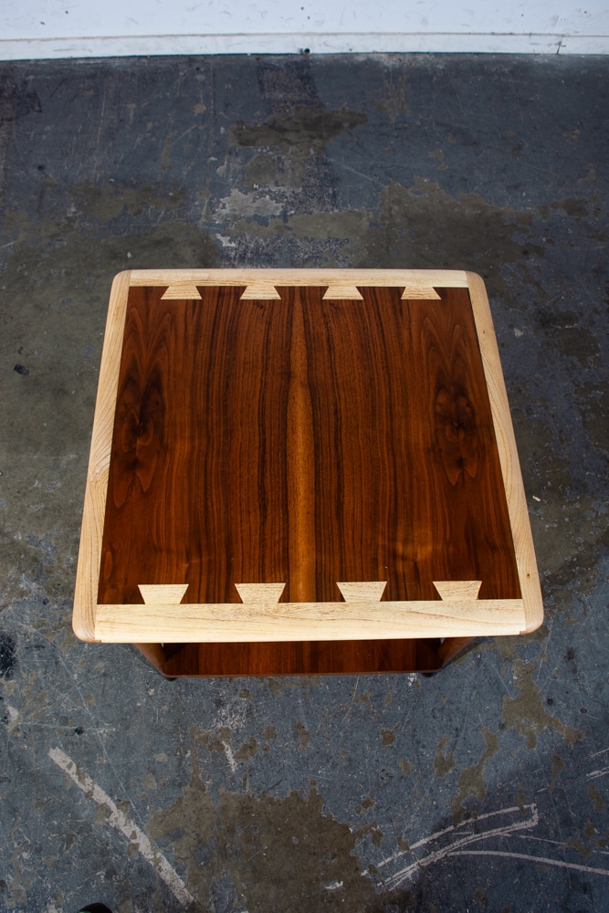Mid Century Modern End Table Lane Side Walnut Restored Vintage Square Acclaim NM - Image 7