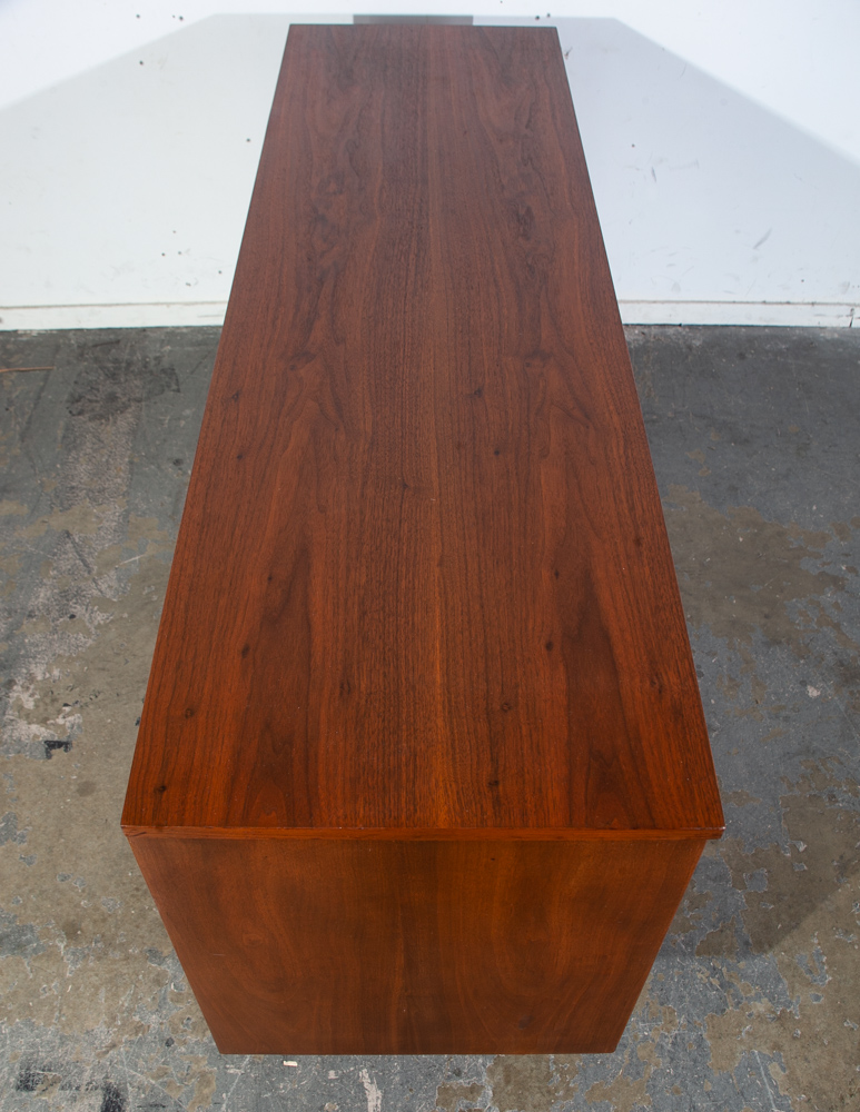 Mid Century Modern Credenza Dresser Walnut Broyhill Drexel 9 drawer Williams Mcm - Image 4