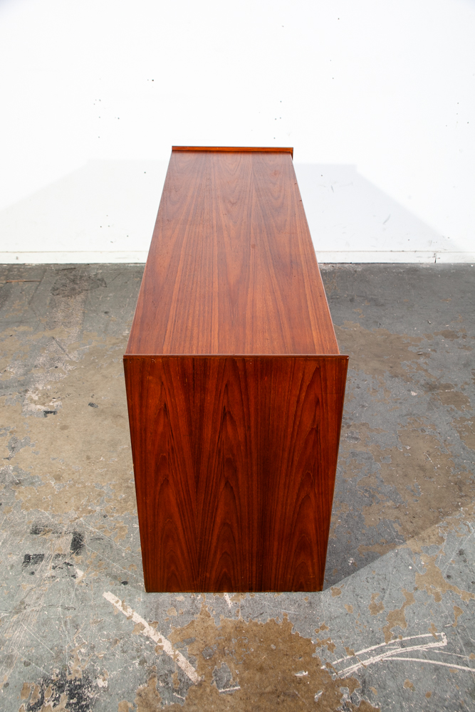 Mid Century Danish Modern Dresser 6 Drawer Credenza Solid Teak Canada Vintage VG - Image 11
