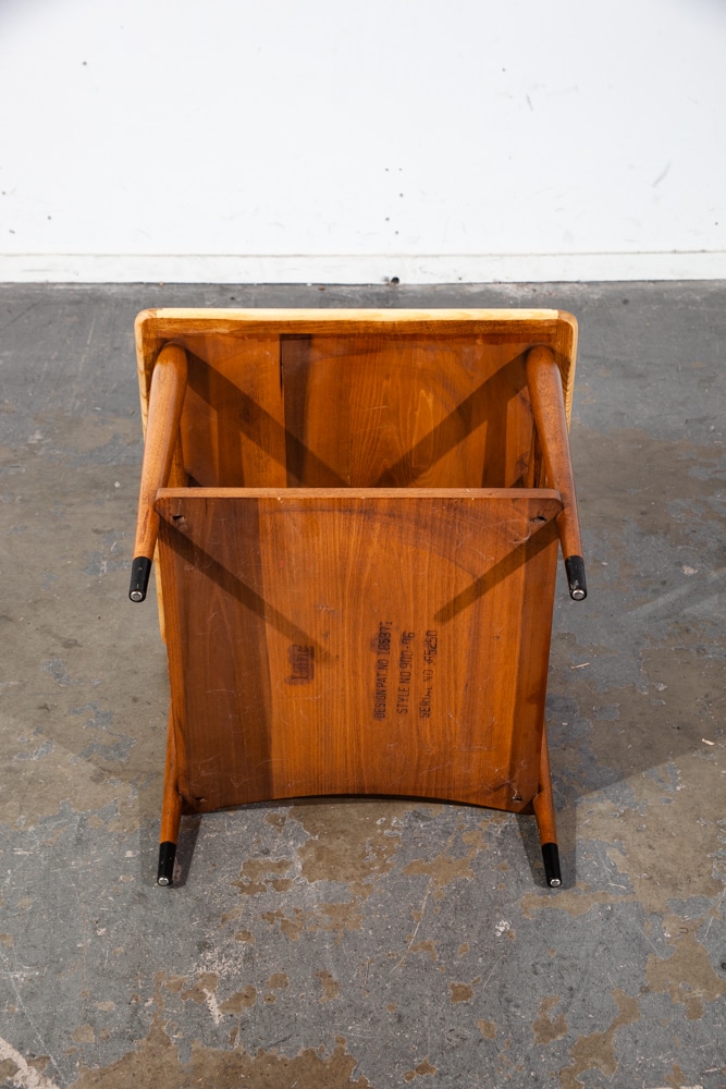 Mid Century Modern End Table Lane Side Walnut Restored Vintage Square Acclaim NM - Image 6