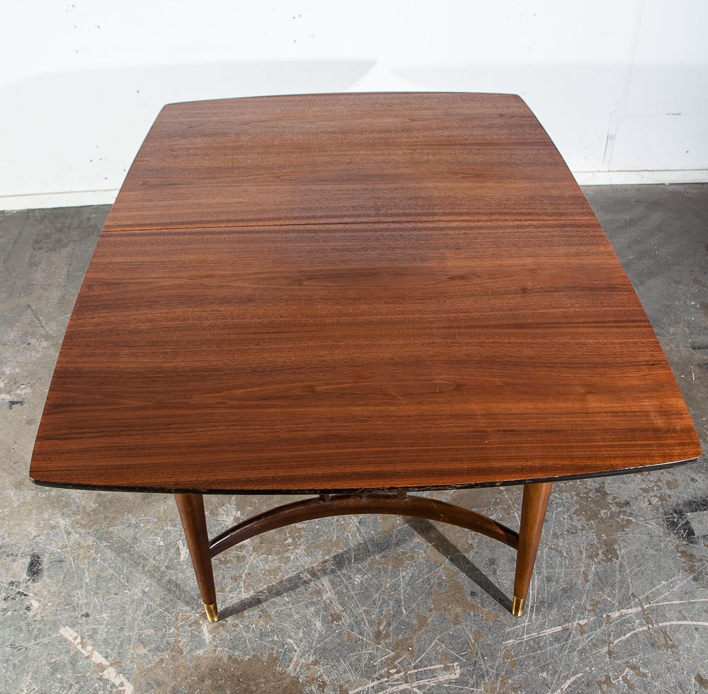 Mid Century Danish Modern Dining Table Extension Rosewood Niels O.Moller Gudme. - Image 8