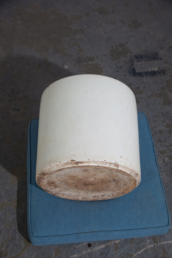 Mid Century Modern Planter AC-14 White Matte Large Gainey Ceramic Vintage Round - Image 5