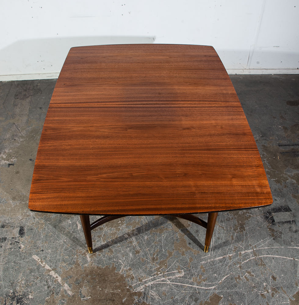 Mid Century Danish Modern Dining Table Extension Rosewood Niels O.Moller Gudme.