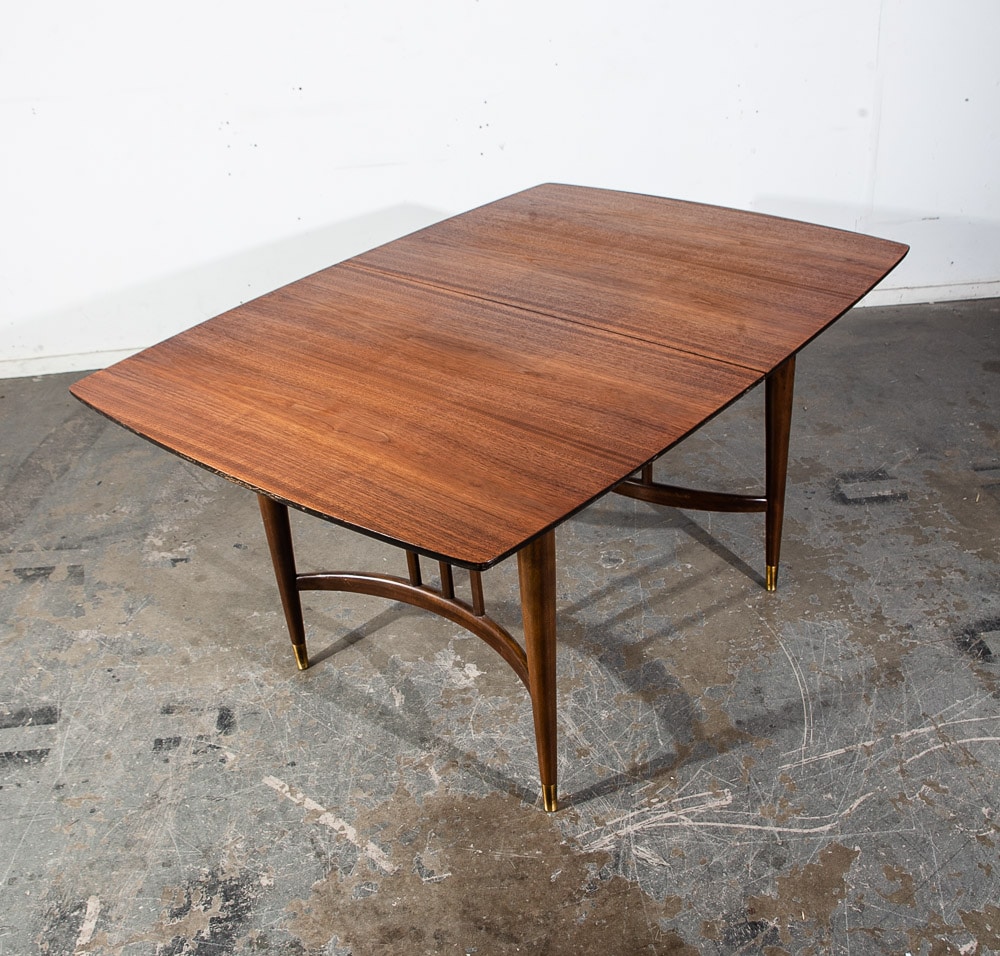 Mid Century Danish Modern Dining Table Extension Rosewood Niels O.Moller Gudme. - Image 4