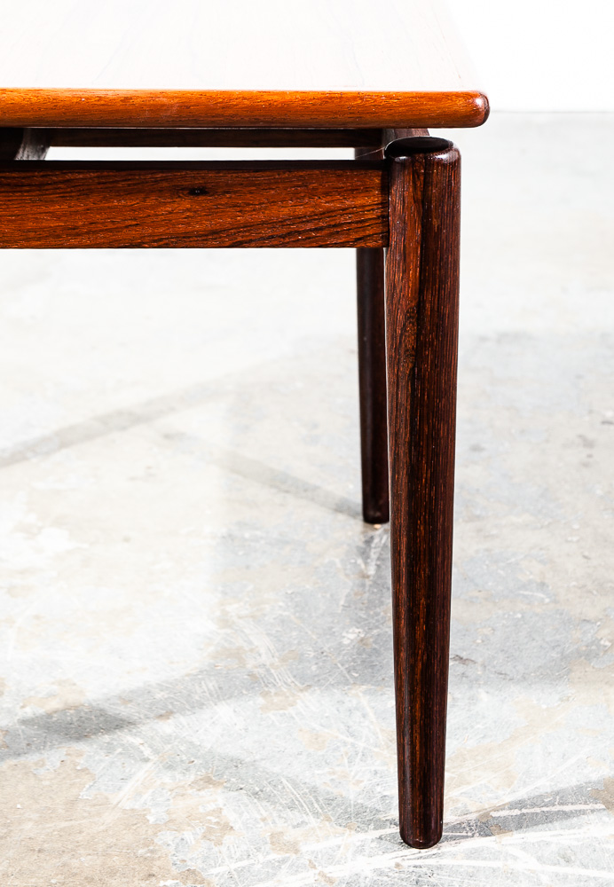 Mid Century Danish Modern End Table Side Square Rosewood Denmark Nightstand Mcm - Image 6