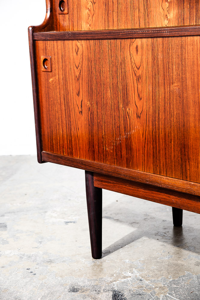 Mid Century Danish Modern Credenza Sideboard Brazilian Rosewood Large Denmark NM - Image 9
