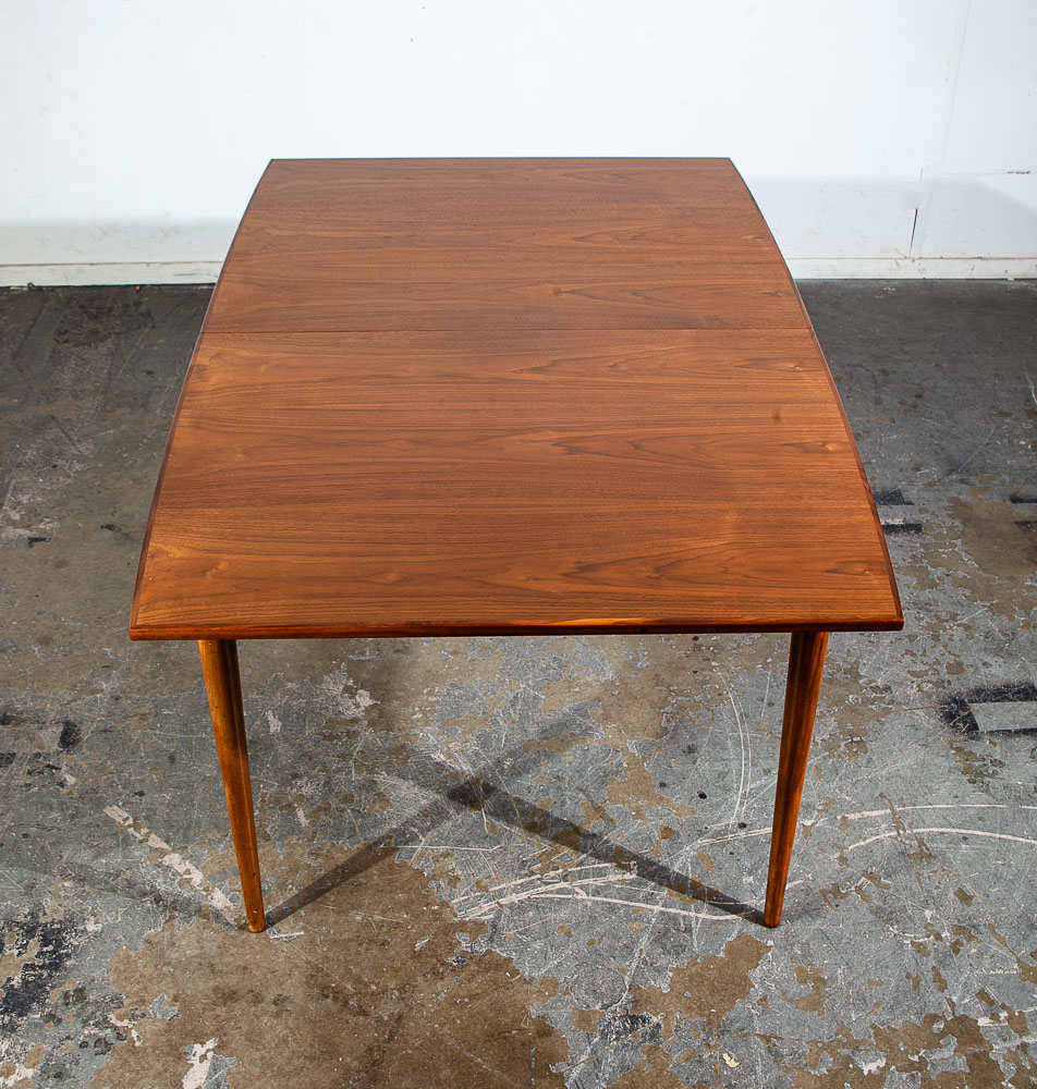 Mid Century Modern Dining Table Walnut Brown Saltman Denmark Danish Rectangular - Image 2