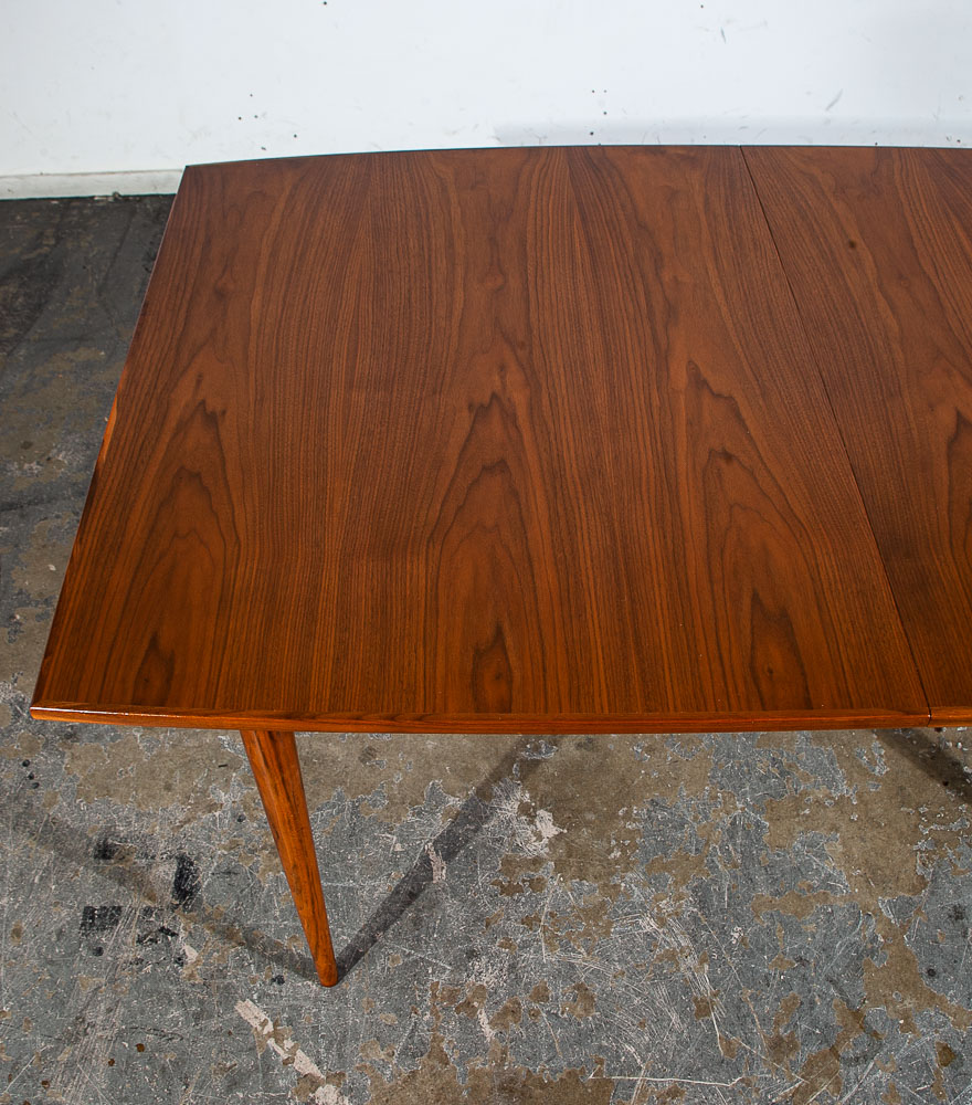 Mid Century Modern Dining Table Walnut Brown Saltman Denmark Danish Rectangular - Image 7