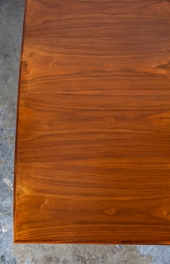 Mid Century Modern Dining Table Walnut Brown Saltman Denmark Danish Rectangular - Image 12