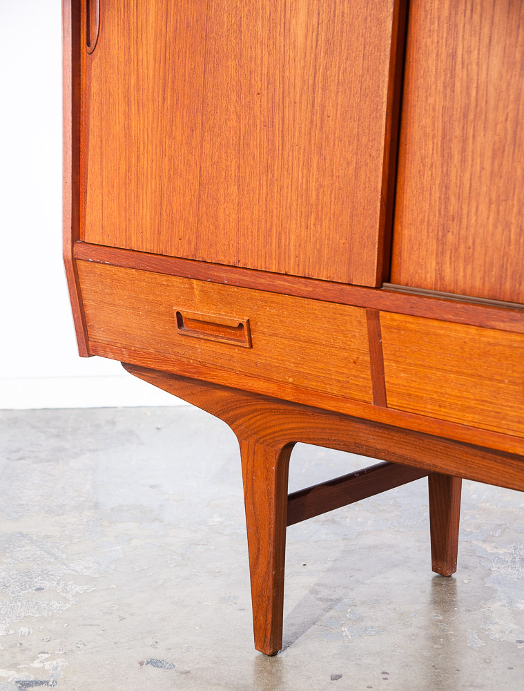 Mid Century Danish Modern Credenza Westergaards Silkeborg Sideboard Large Cabinet - Image 11