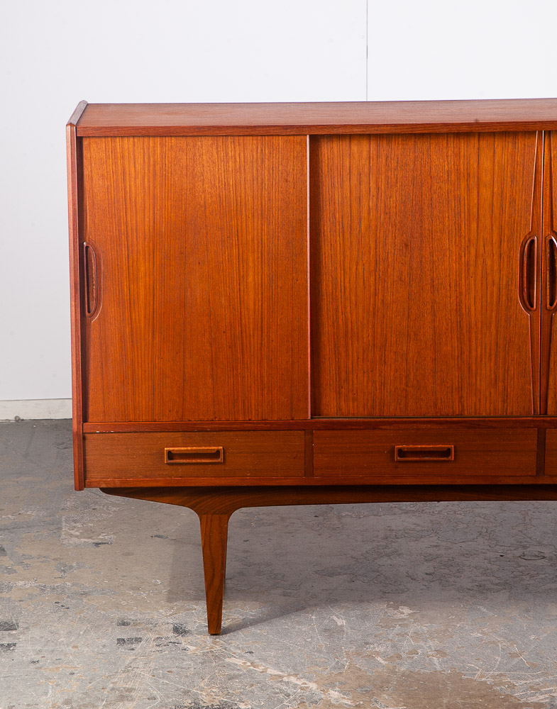 Mid Century Danish Modern Credenza Westergaards Silkeborg Sideboard Large Cabinet - Image 12