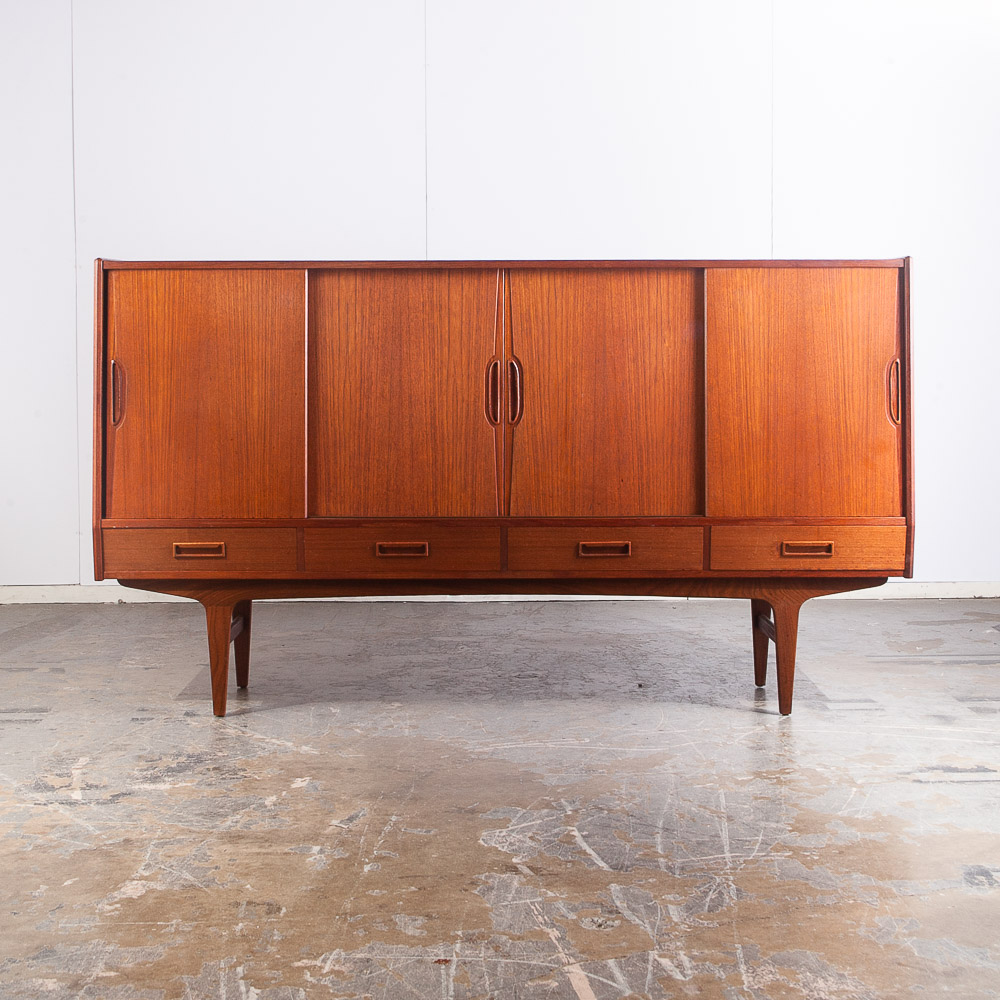 Mid Century Danish Modern Credenza Westergaards Silkeborg Sideboard Large Cabinet - Image 2