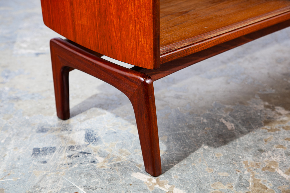 Mid Century Danish Modern Credenza Sideboard Teak Floating Iversen Olsen Drawers - Image 6
