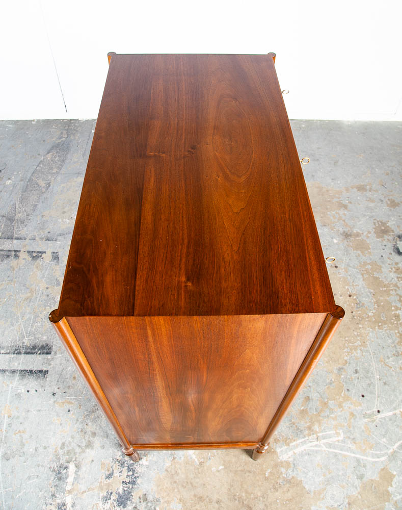 Mid Century Danish Modern Dresser Highboy Teak Wood Denmark 8 Drawer Custom Mcm - Image 5