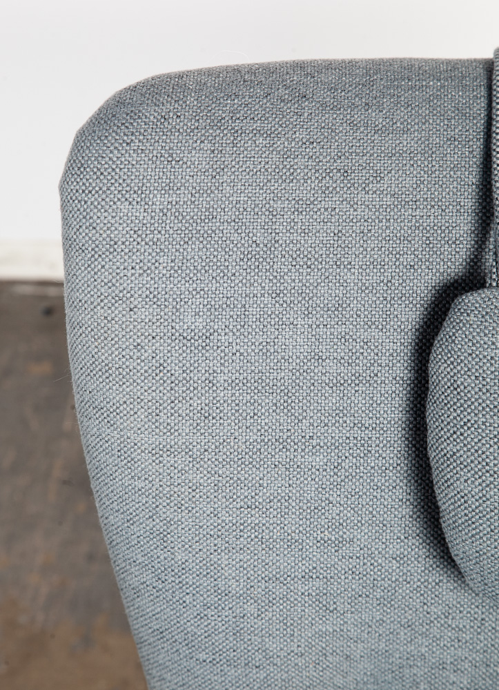 Mid Century Danish Modern Lounge Chair Fritz Hansen Soren Arm Wingback Recliner Grey Tuft Vintage - Image 7