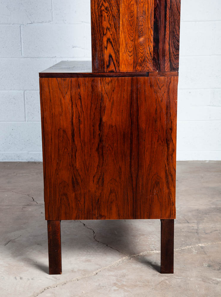 Mid Century Danish Display Cabinet Kai Kristiansen FM Brazilian Rosewood Doors Vintage - Image 9