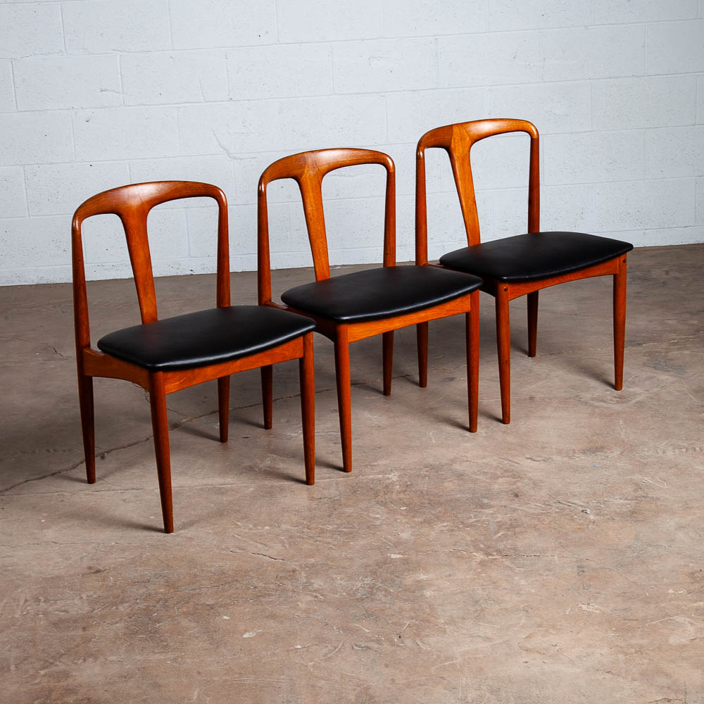 Mid Century Danish Modern Dining Chair Side Johannes Andersen Juliane Teak Mcm M - Image 8
