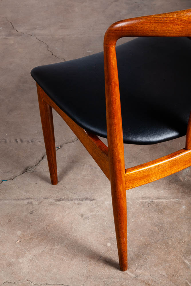 Mid Century Danish Modern Dining Chair Side Johannes Andersen Juliane Teak Mcm M - Image 5