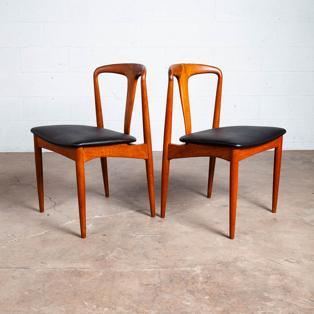 Mid Century Danish Modern Dining Chair Side Johannes Andersen Juliane Teak Mcm M - Image 9