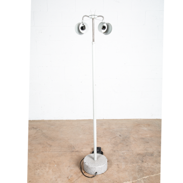 Mid Century Modern Floor Lamp Italy Stadium 1 Marble Post Grey Pallucco Italia