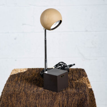 Mid Century Modern Desk Lamp Table Lightolier Michael Lax Light Brown Vintage