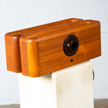 Mid Century Modern Wall Nightstand Sable Lamp Set Teak Floating Light Kibaek Mcm