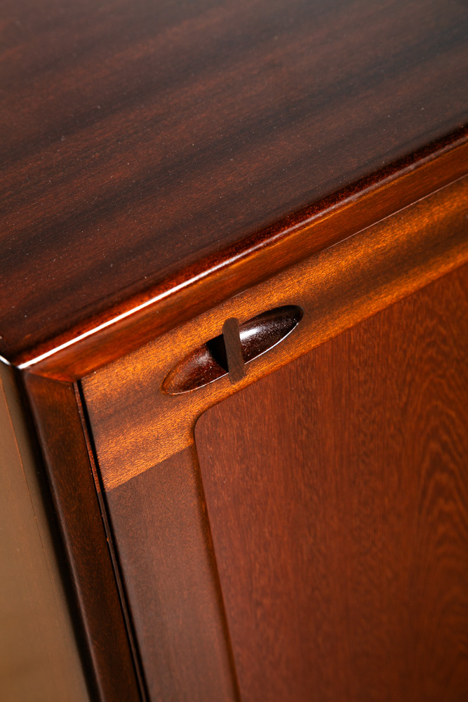 Mid Century Danish Modern Credenza Sideboard Mahogany H.W. Klein Bramin Denmark - Image 8