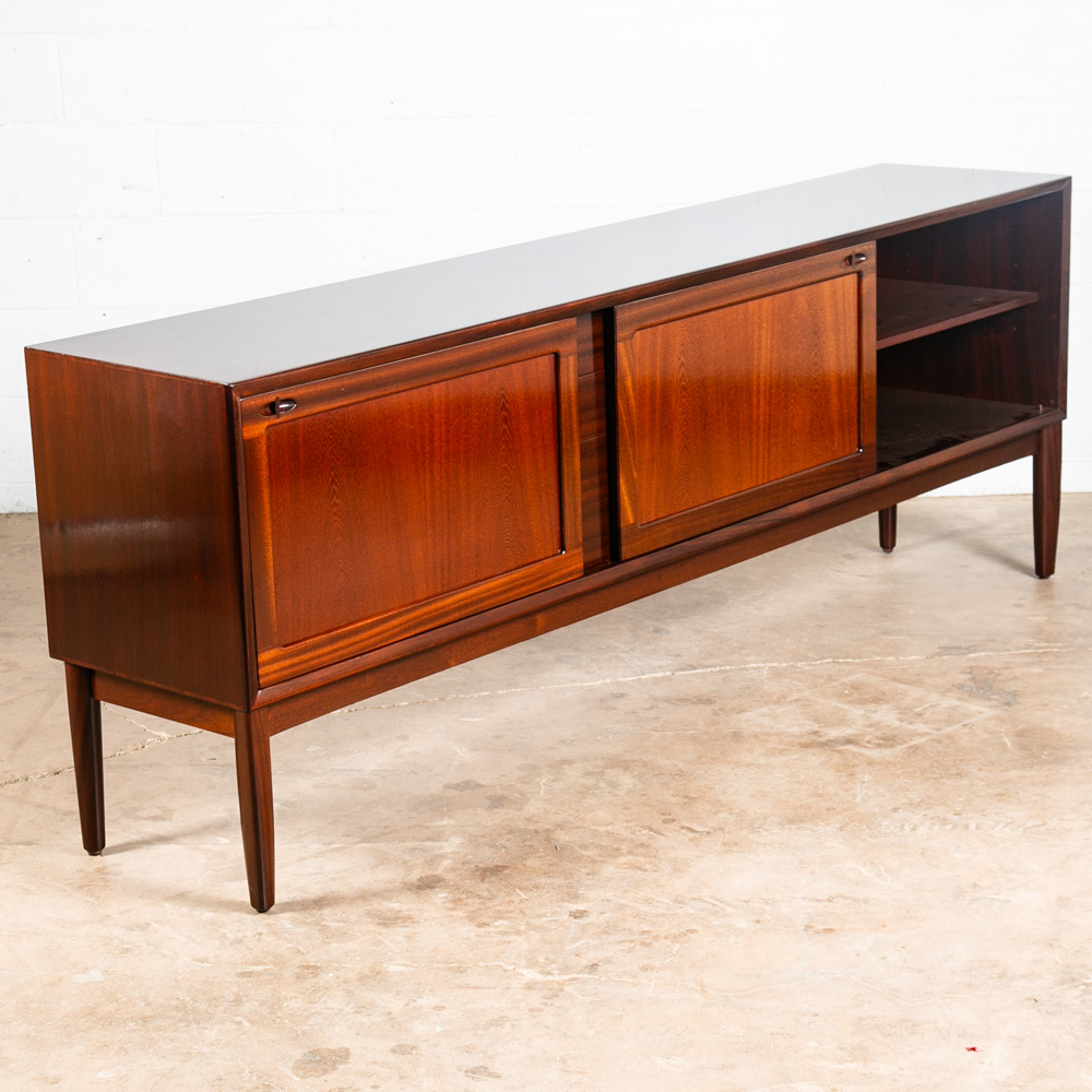 Mid Century Danish Modern Credenza Sideboard Mahogany H.W. Klein Bramin Denmark - Image 4