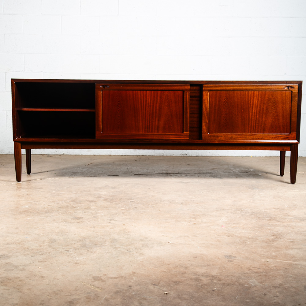 Mid Century Danish Modern Credenza Sideboard Mahogany H.W. Klein Bramin Denmark - Image 3