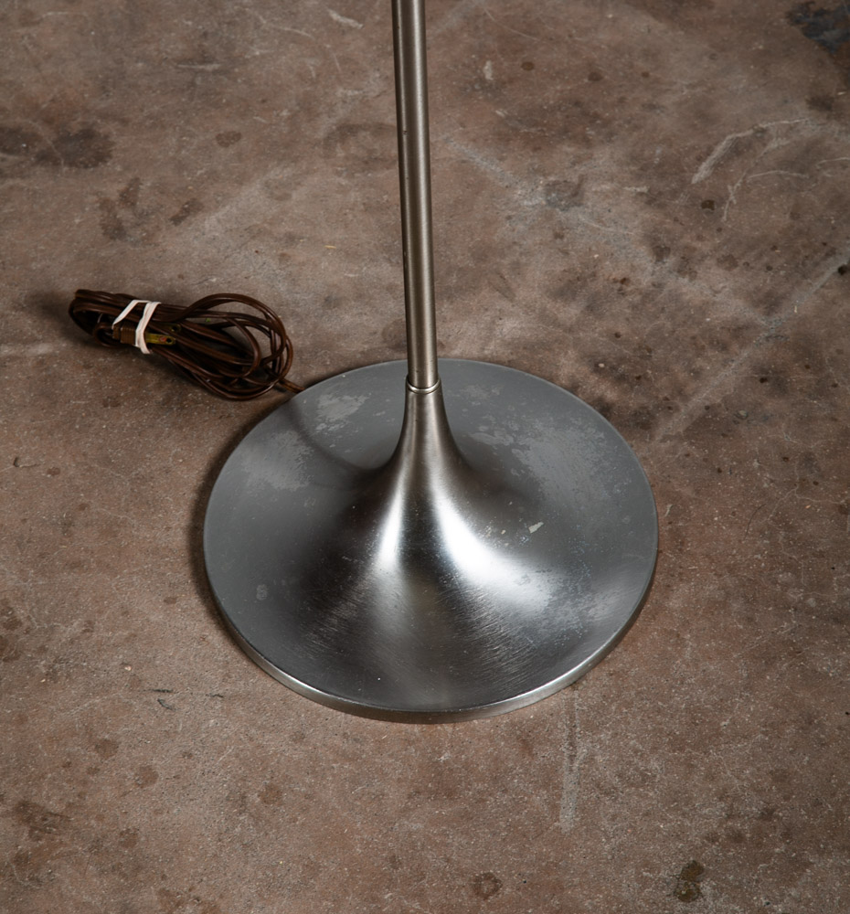 Mid Century Modern Floor Lamp Laurel Orb Round Lighting MCM Brass Silver Vintage - Image 8