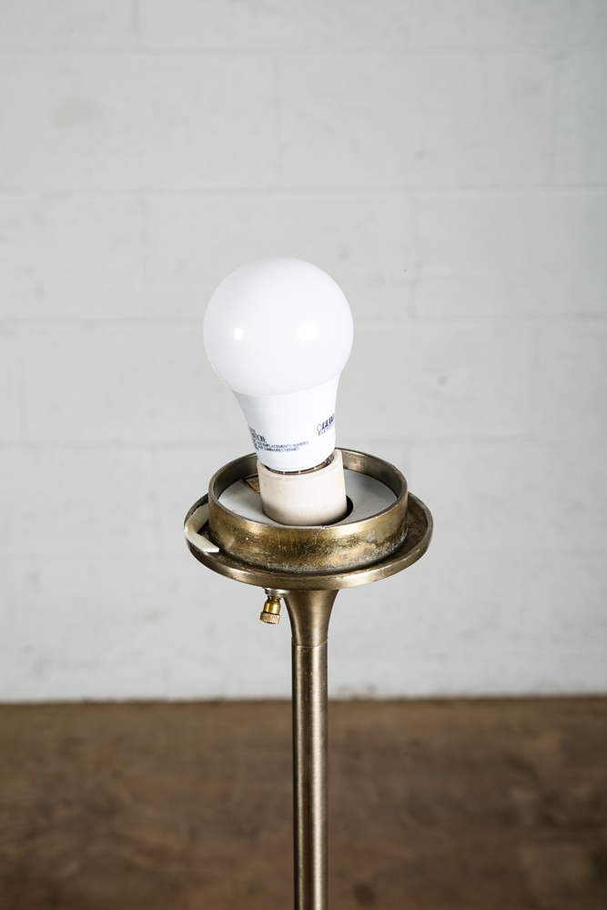 Mid Century Modern Floor Lamp Laurel Orb Round Lighting MCM Brass Silver Vintage - Image 11