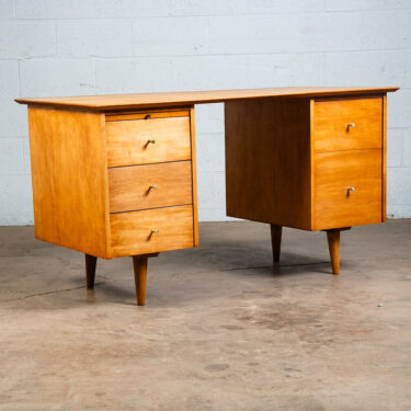 Mid Century Modern Desk Executive Office Paul Mccobb Planner Group Restored Mcm