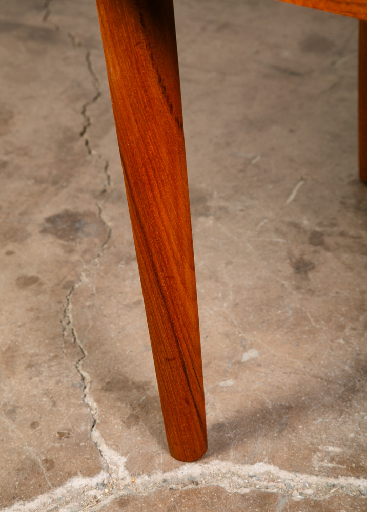 Mid Century Modern Dining Table Drop Leaf Teak Danish Restored Square Denmark NM - Image 11