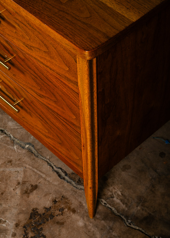 Mid Century Modern Dresser Credenza Broyhill Saga 6 Drawer Star Brazilia Danish - Image 8