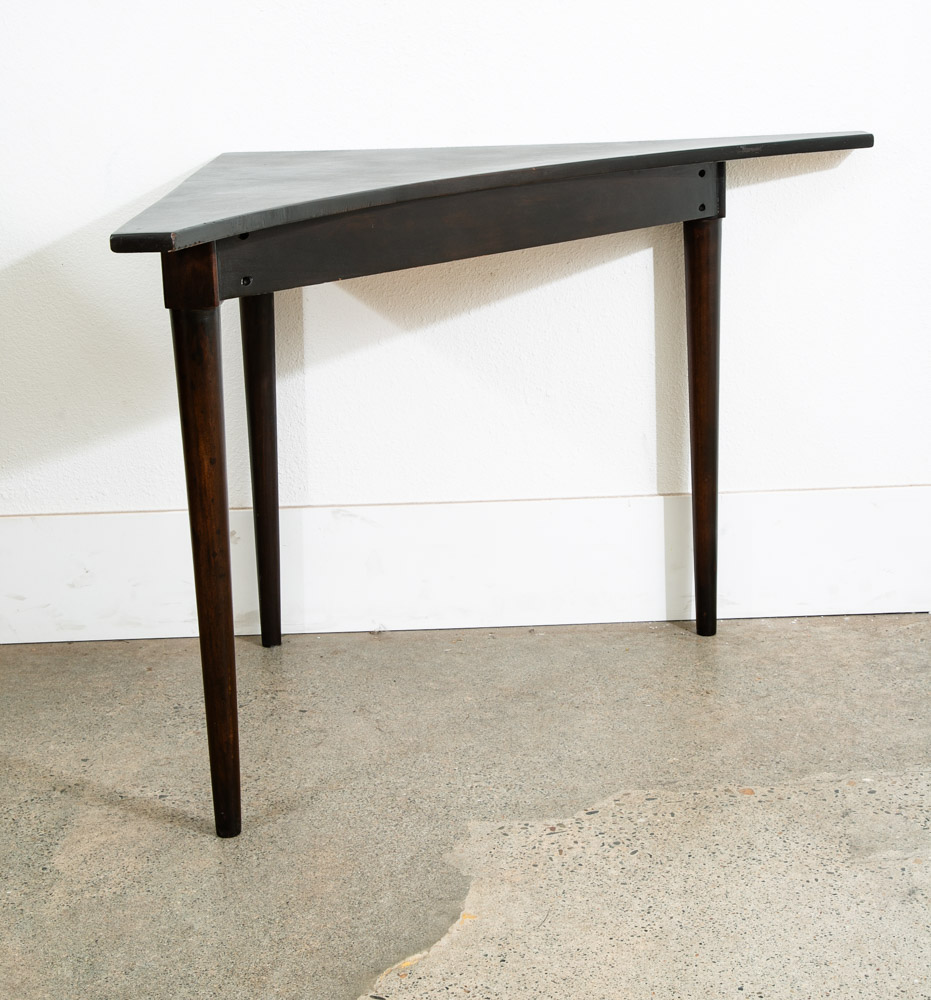 Mid Century Modern Corner Desk Table Unit Solid Wood Drawer Danish Vintage Mcm - Image 4