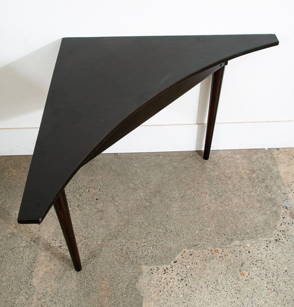 Mid Century Modern Corner Desk Table Unit Solid Wood Drawer Danish Vintage Mcm - Image 7