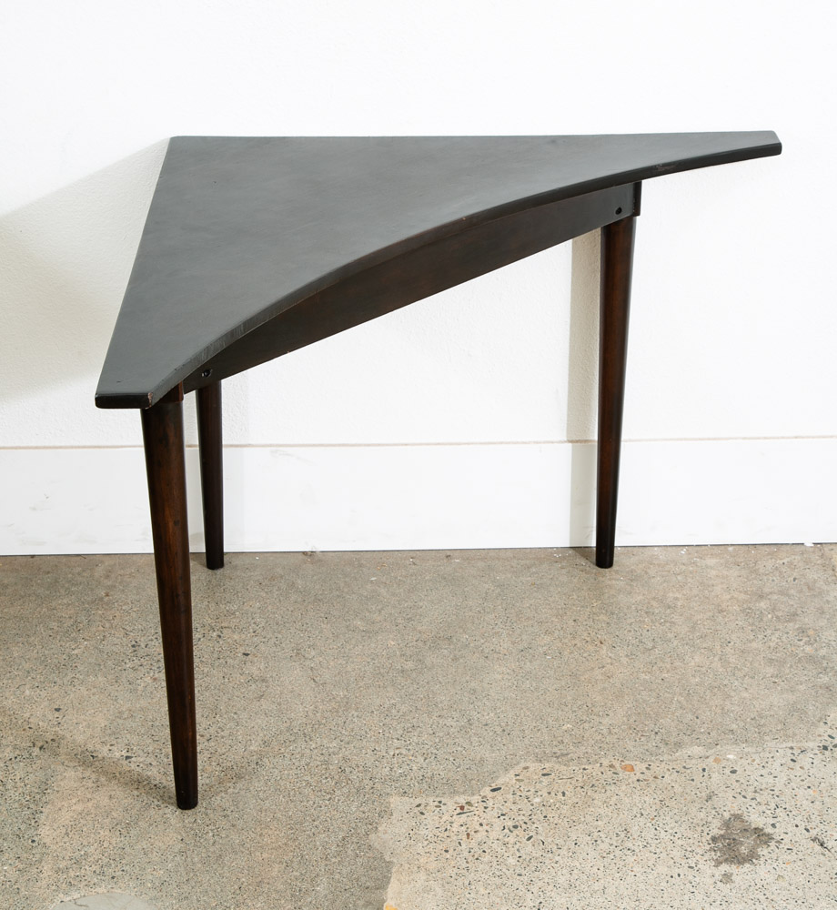 Mid Century Modern Corner Desk Table Unit Solid Wood Drawer Danish Vintage Mcm - Image 6