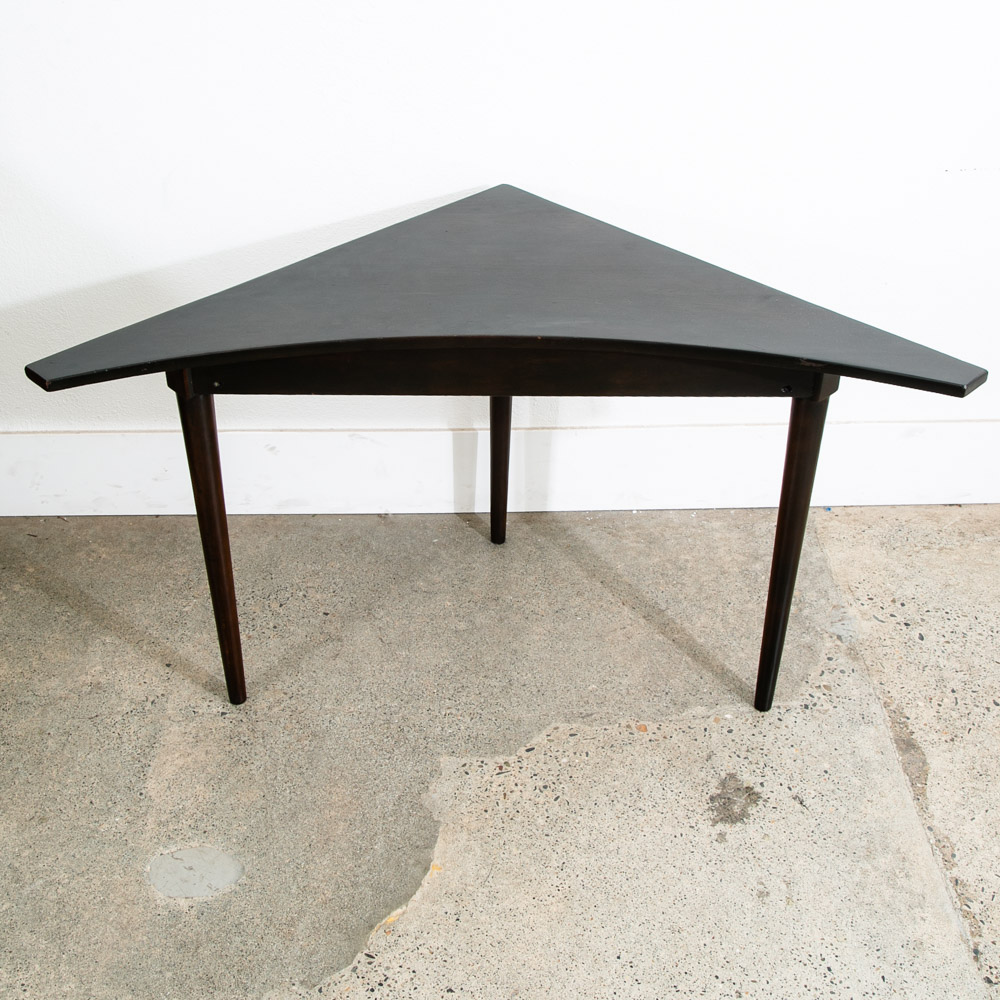 Mid Century Modern Corner Desk Table Unit Solid Wood Drawer Danish Vintage Mcm