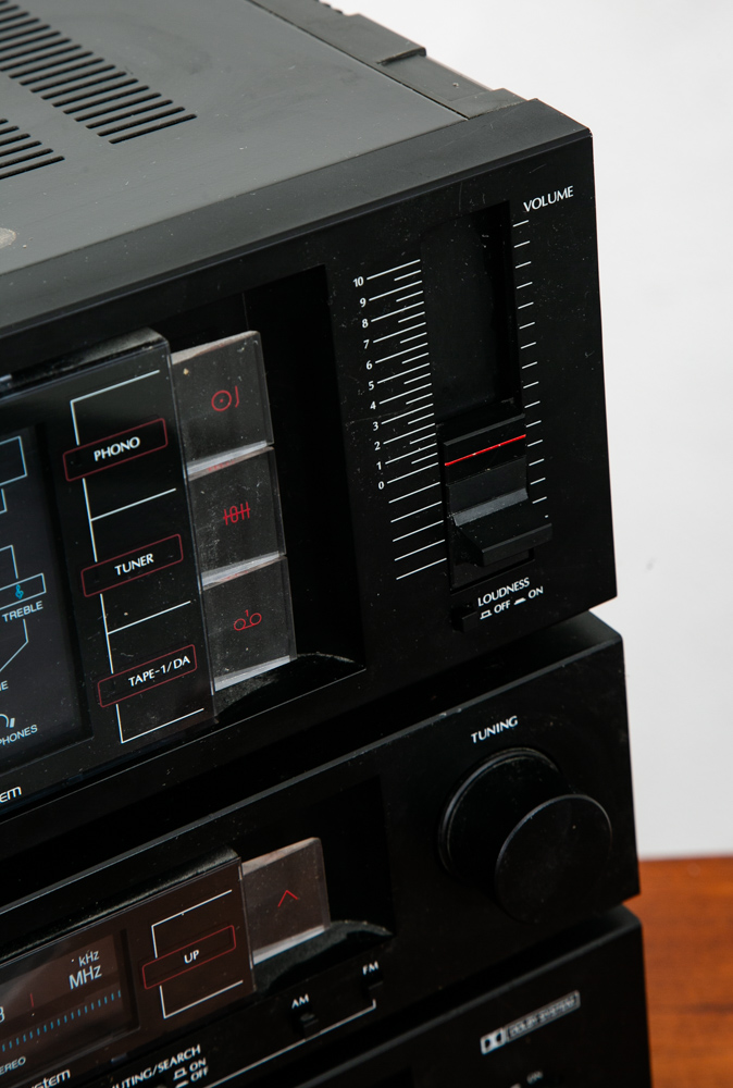 Vintage Sansui Set A-770 Integrated Amplifier, Tuner, Casette Black 3 Pc 770 - Image 10