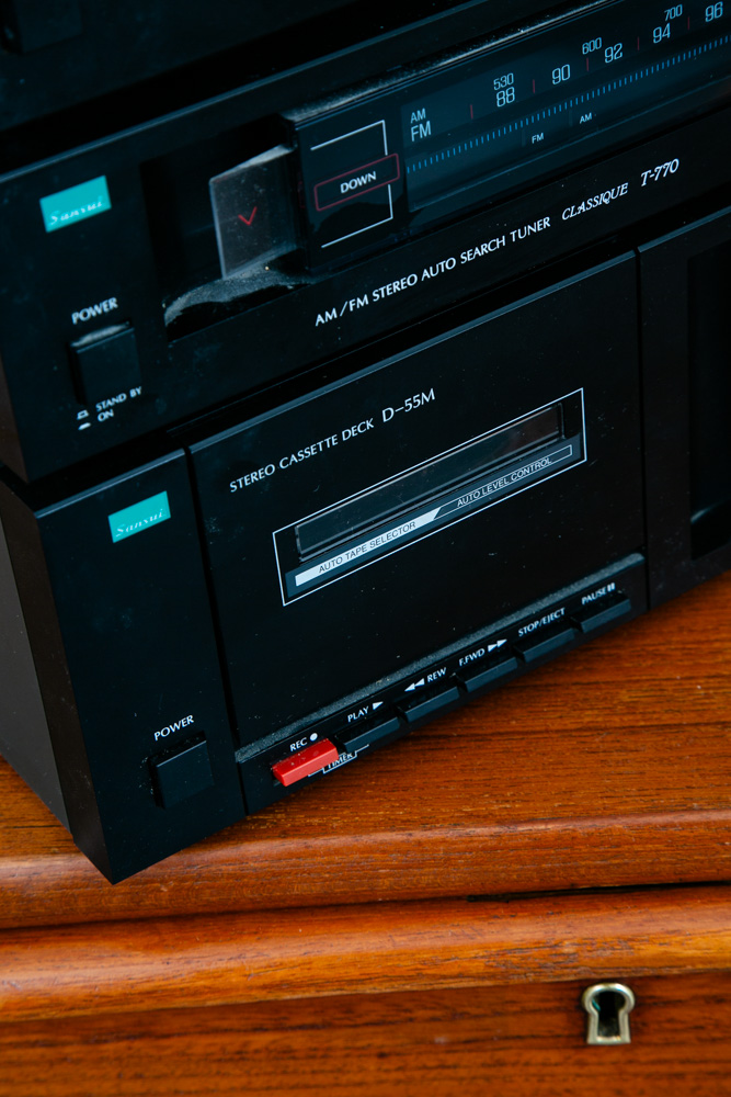Vintage Sansui Set A-770 Integrated Amplifier, Tuner, Casette Black 3 Pc 770 - Image 8